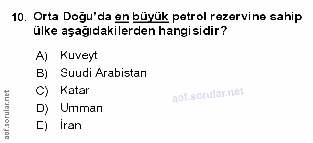Soru 10