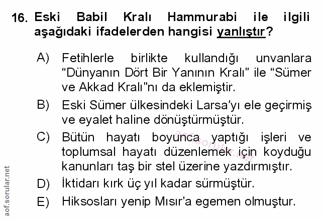 Soru 16