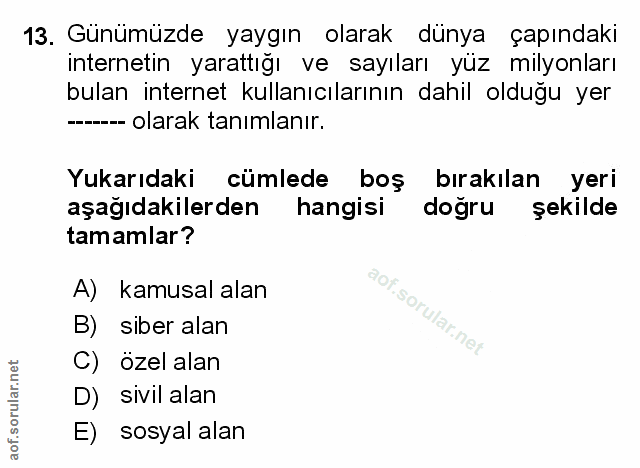 Soru 13