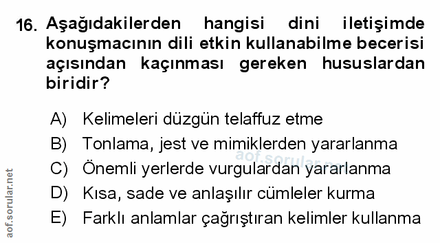 Soru 16