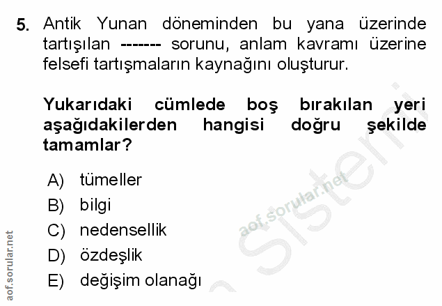 Soru 5