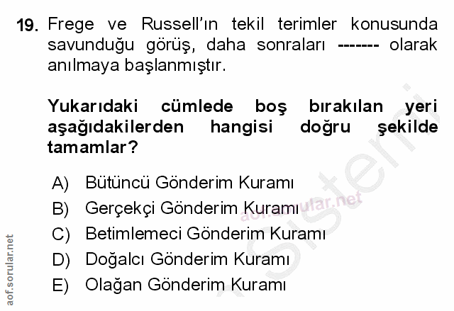 Soru 19