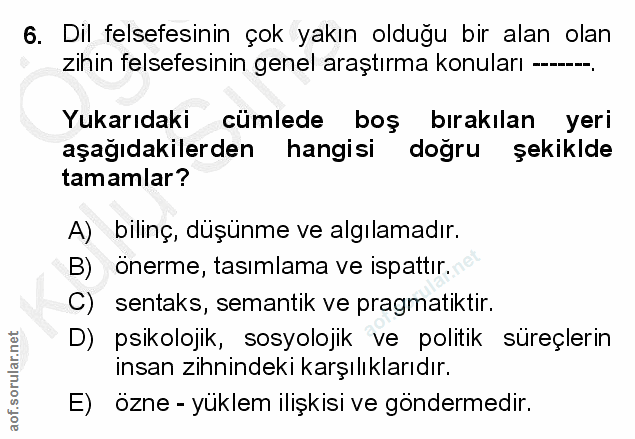 Soru 6