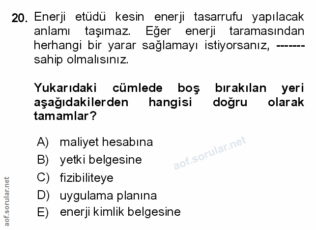 Soru 20