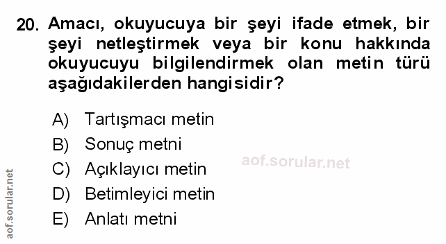 Soru 20
