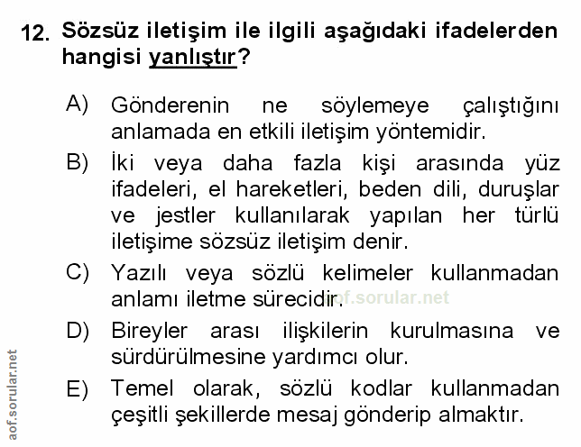 Soru 12