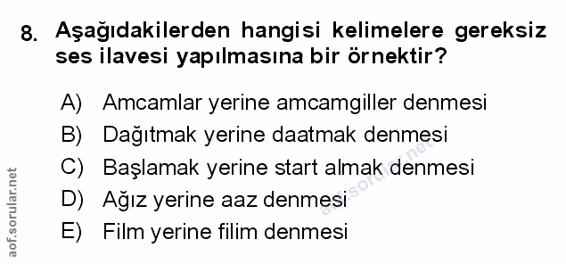 Soru 8