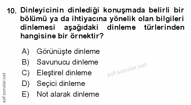 Soru 10