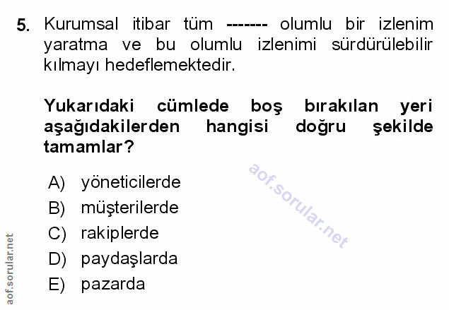 Soru 5