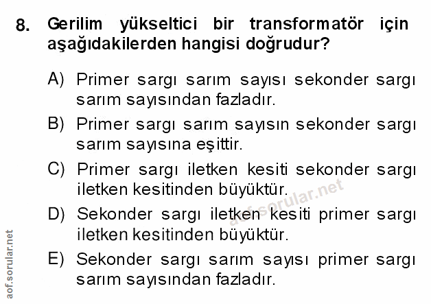 Soru 8