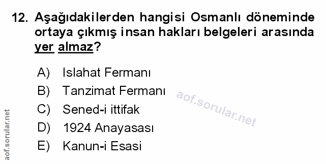 Soru 12