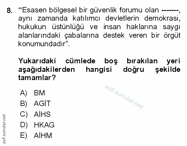 Soru 8