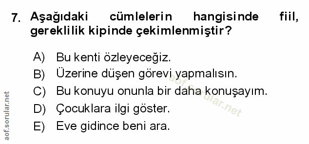 Soru 7