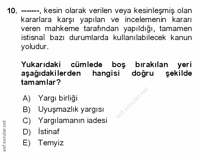 Soru 10