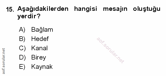 Soru 15