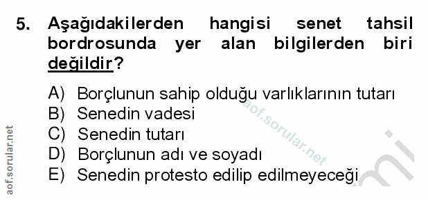 Soru 5