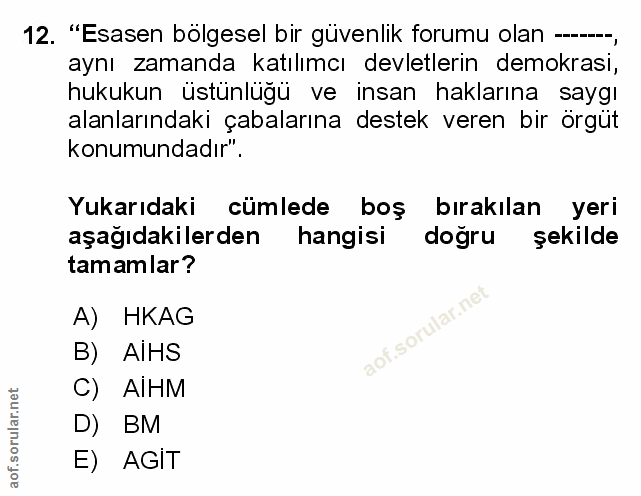 Soru 12