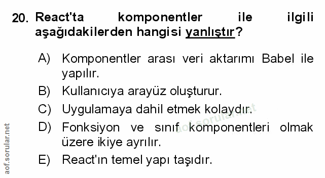 Soru 20