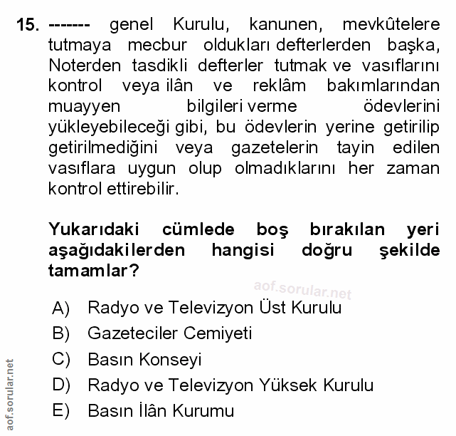 Soru 15