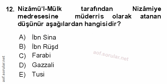 Soru 12