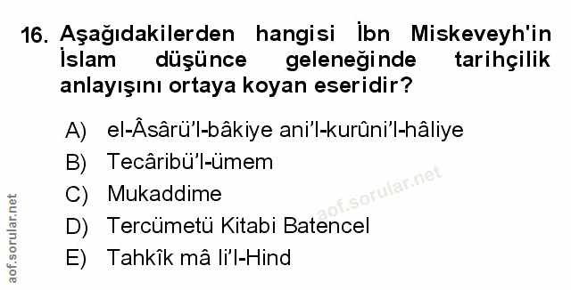 Soru 16