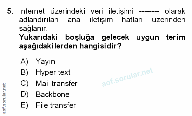 Soru 5