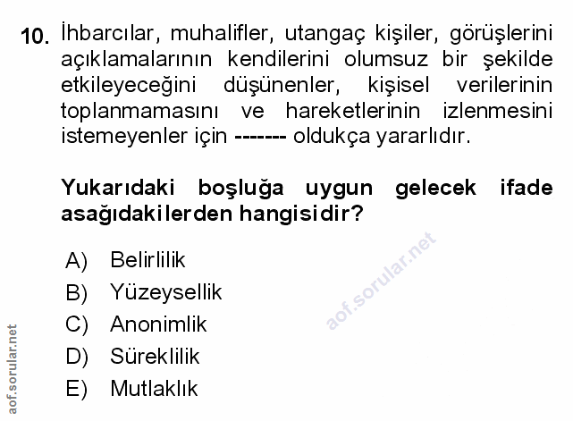 Soru 10