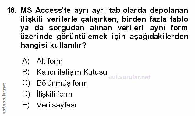 Soru 16