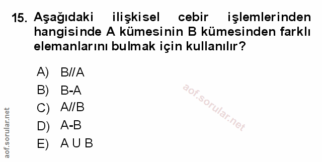 Soru 15