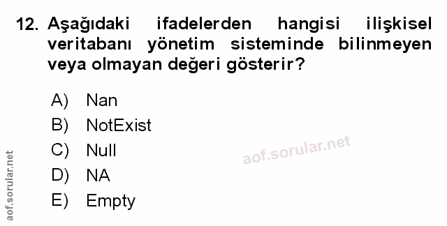 Soru 12