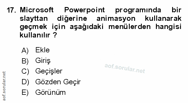 Soru 17