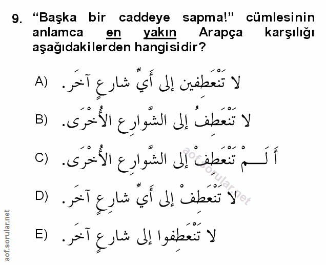 Soru 9