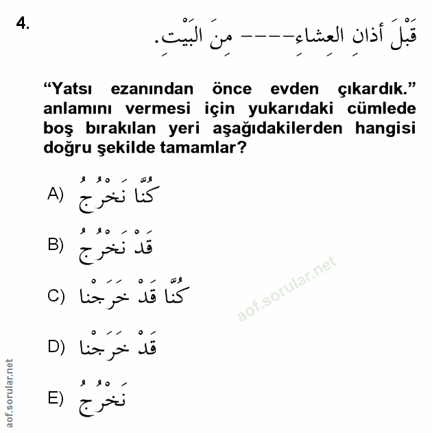 Soru 4