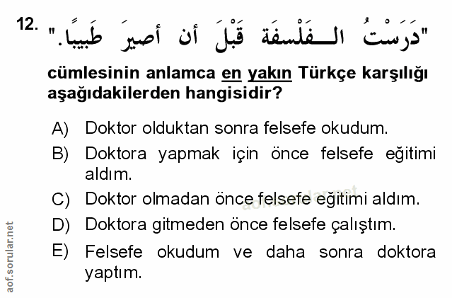 Soru 12