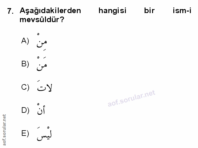Soru 7