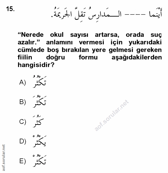 Soru 15