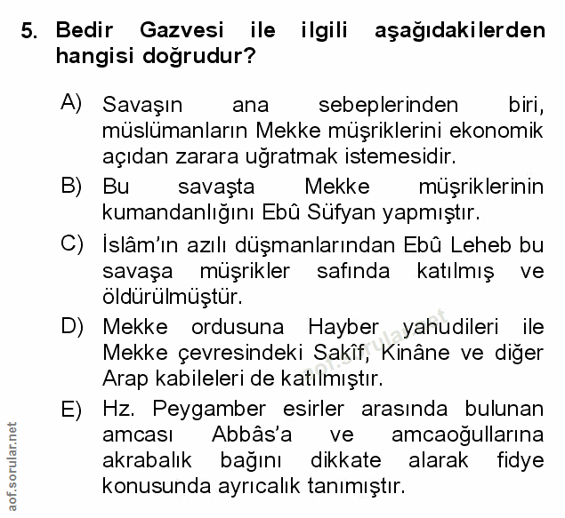 Soru 5