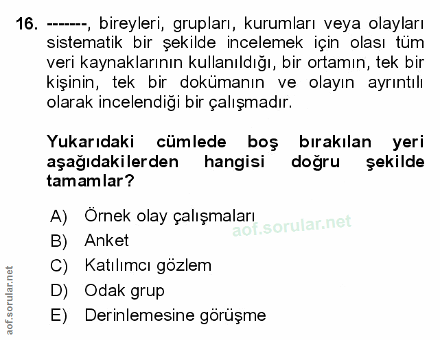 Soru 16