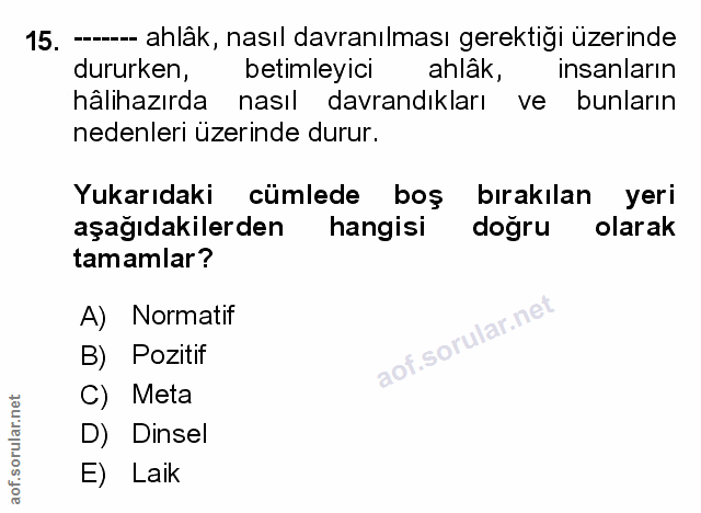 Soru 15