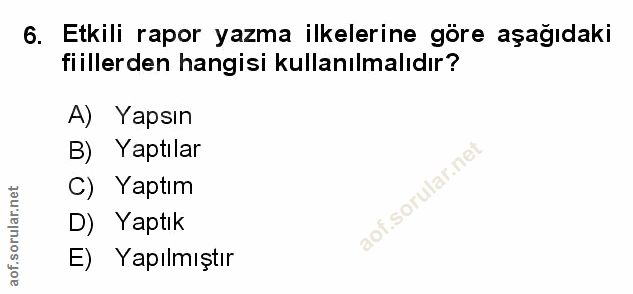 Soru 6