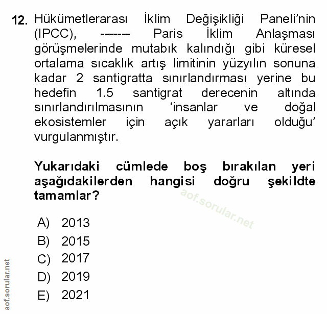 Soru 12