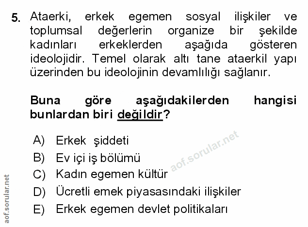 Soru 5