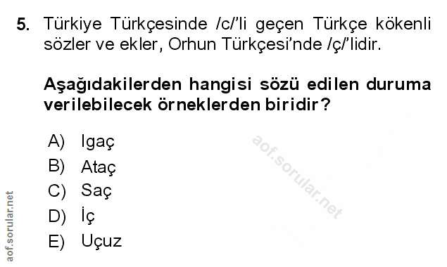 Soru 5
