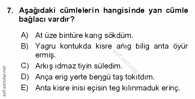 Soru 7