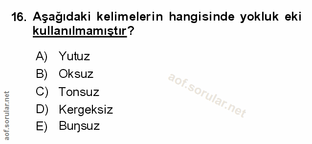 Soru 16