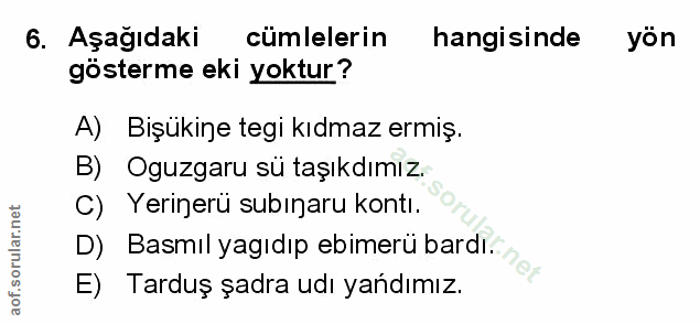 Soru 6