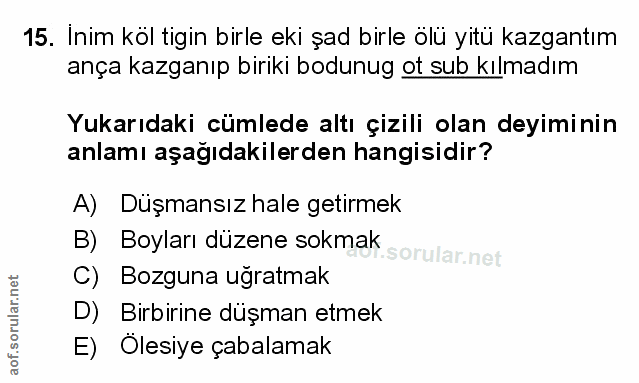 Soru 15
