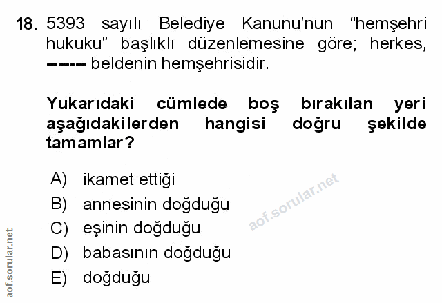 Soru 18