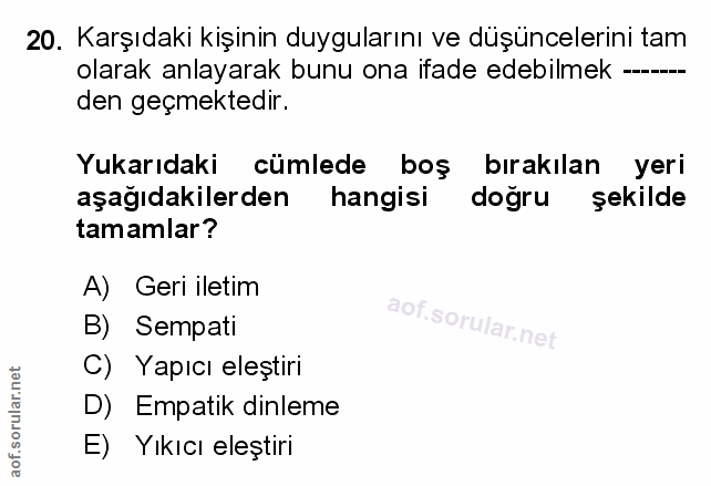 Soru 20