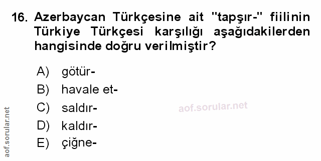 Soru 16